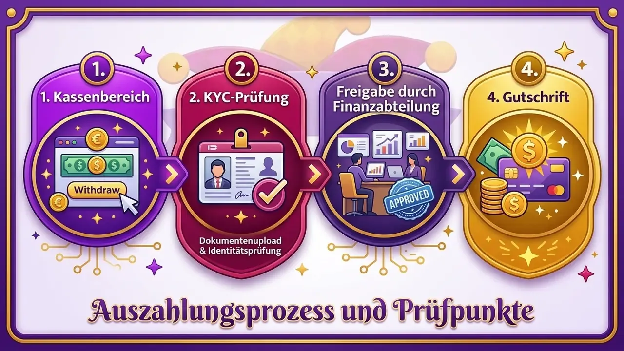 iWild Casino Auszahlungs-Ablauf Schritt für Schritt