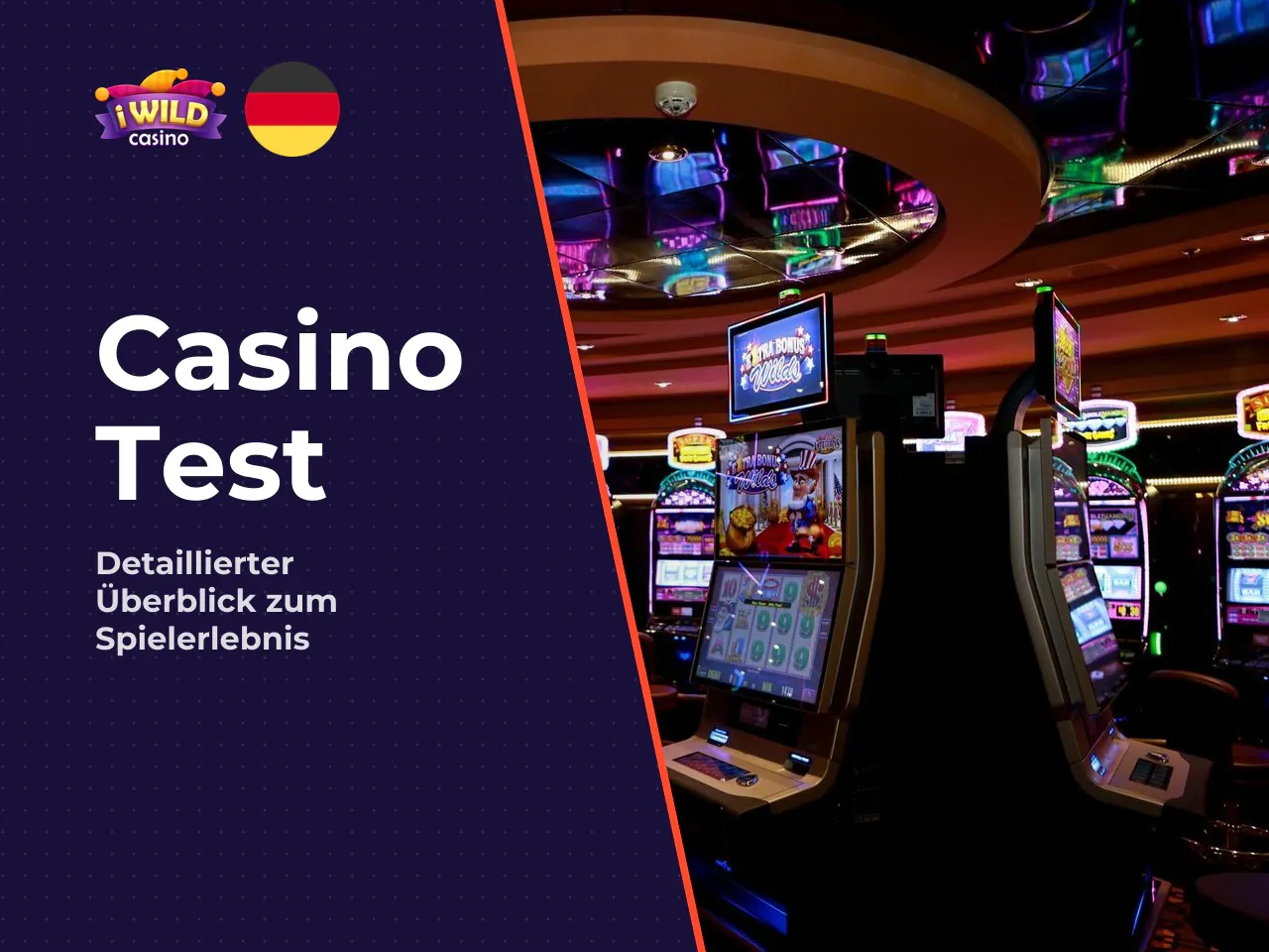 1 iWild Casino im Überblick Angebot