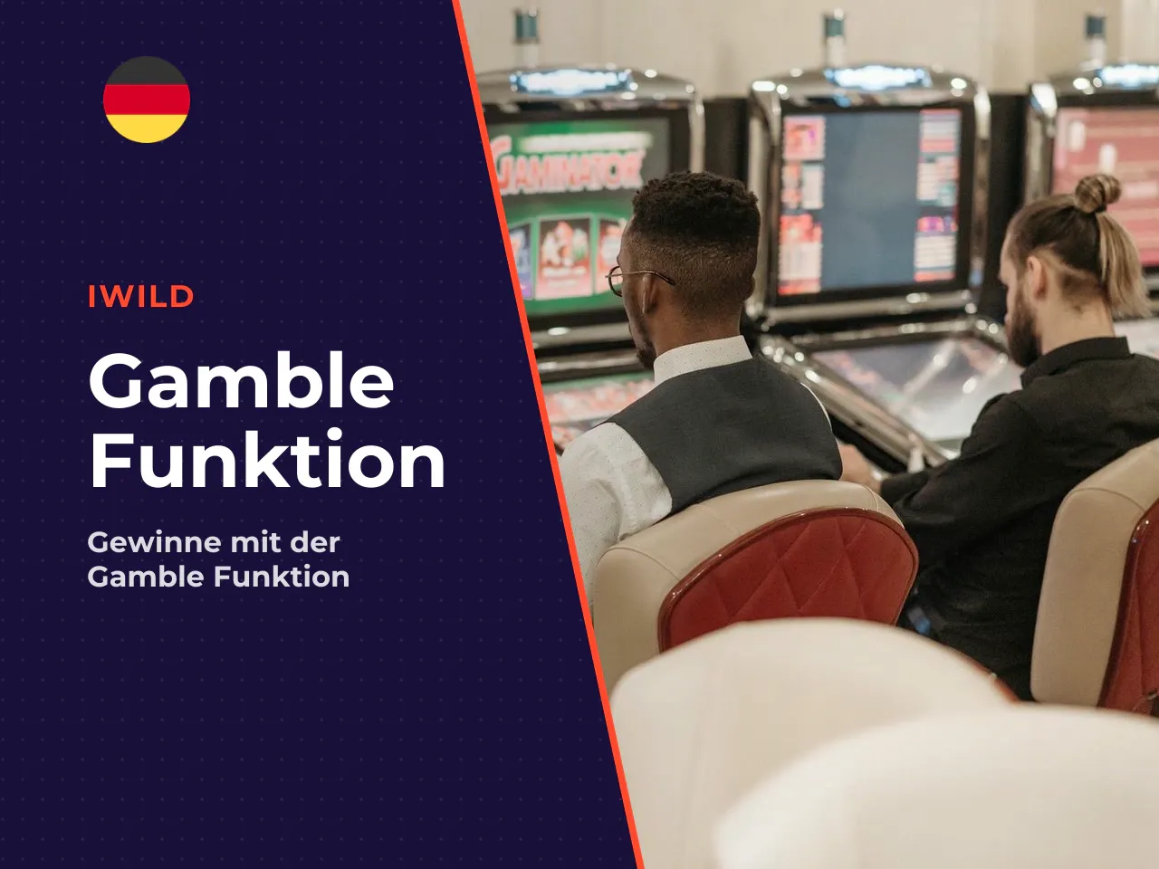 Risiko-Funktion und Gamble-Funktion. Nach abgeschlossenen Runden