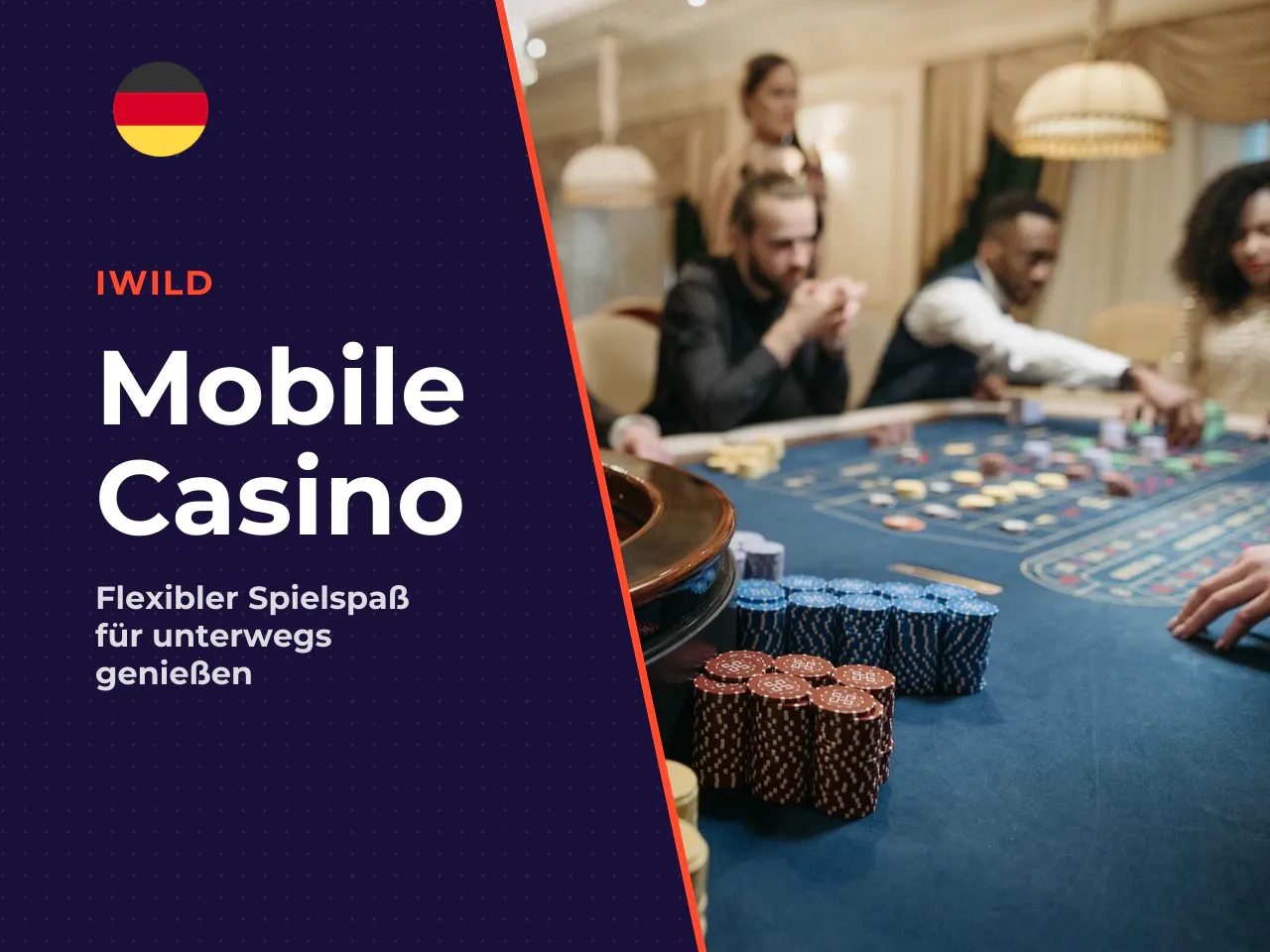 Mobiler Zugriff auf iWild Casino unter