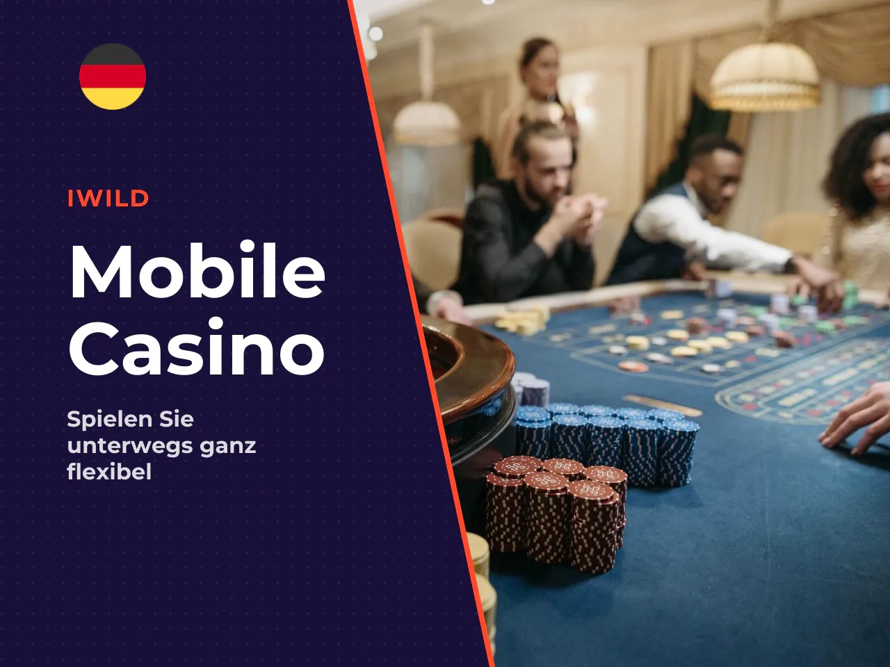 iWild Casino auf mobilen Geräten. Anstelle