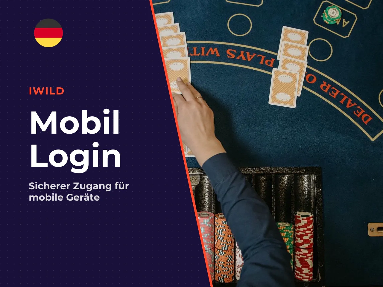 iWild Casino Login vom mobilen Gerät