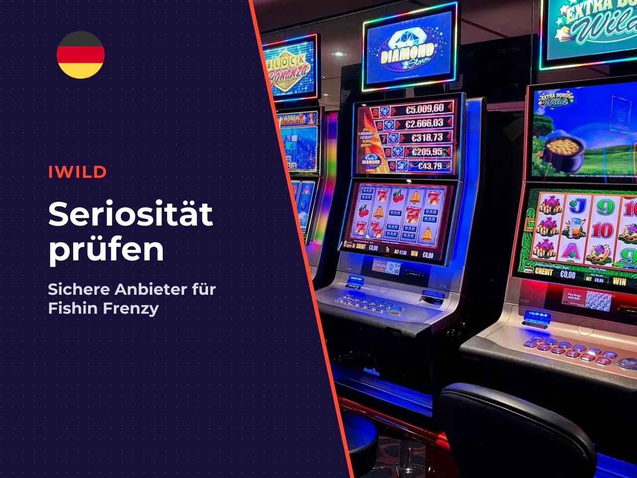 Seriöses Online-Casino für Fishin Frenzy erkennen